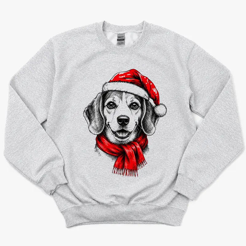 Santa Paws Christmas Dog T-Shirt / Sweatshirt / Hoodie