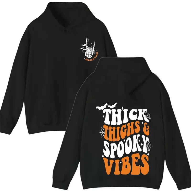 Thick Thighs and Spooky Vibes T-Shirt / Sweatshirt / Hoodie