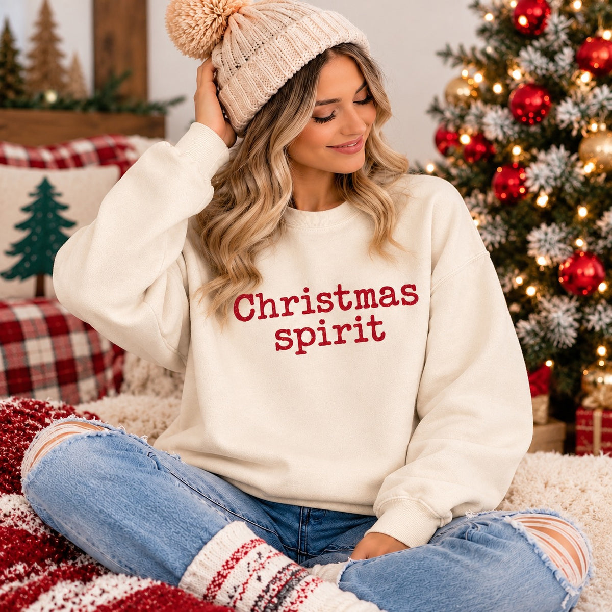 Funny Christmas Spirit Matching Couple T-Shirt / Sweatshirt / Hoodie