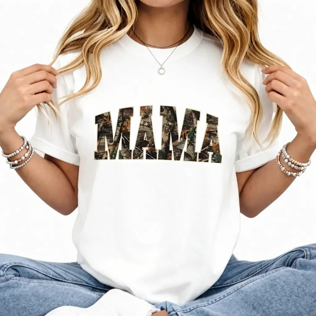 Hunting Mama Camo Graphic T-Shirt / Sweatshirt / Hoodie
