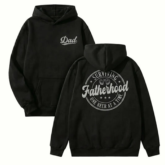 Surviving Fatherhood One Beer At A Time Funny Dad Graphic T-Shirt / Sweatshirt / Hoodie