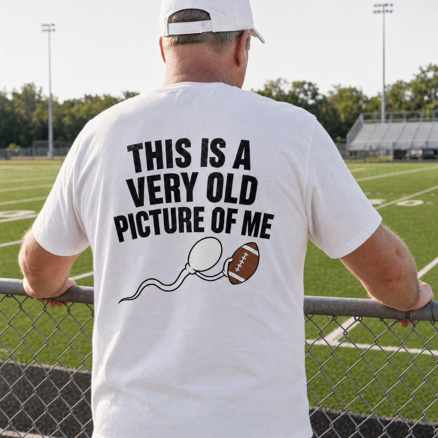 This Is A Very Old Picture Of Me Football Graphic T-Shirt / Sweatshirt / Hoodie