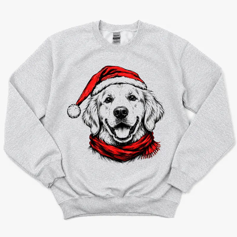 Santa Paws Christmas Dog T-Shirt / Sweatshirt / Hoodie
