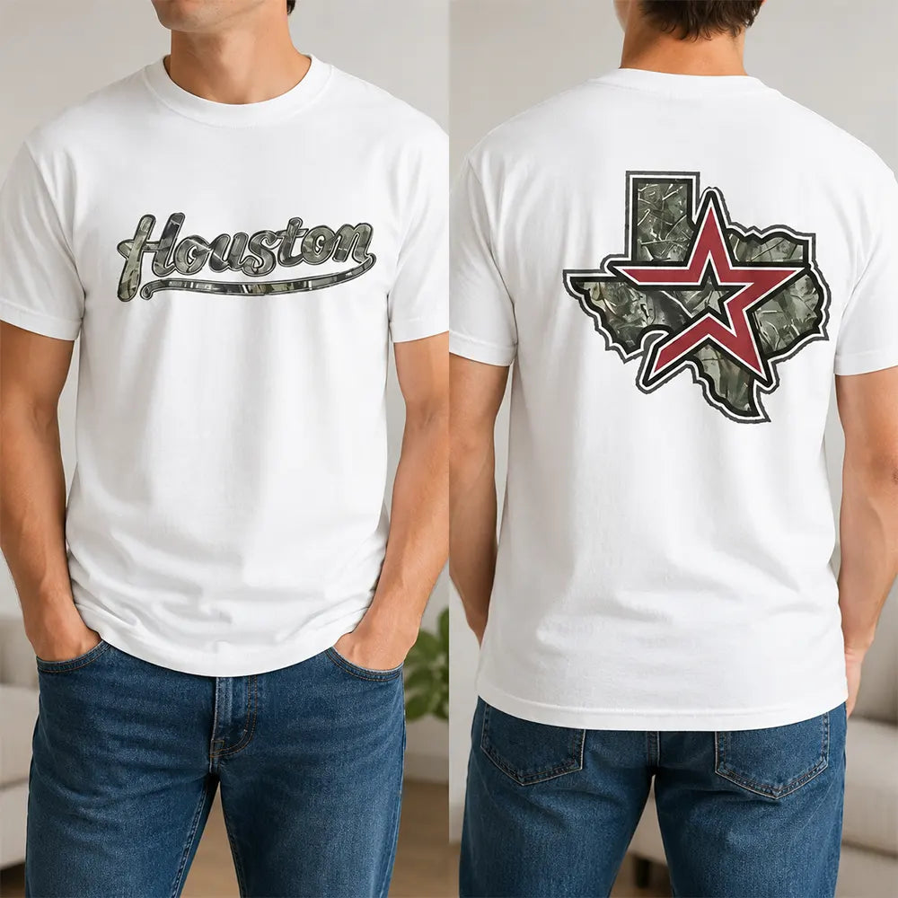 Retro Houston Lone Star City Graphic T-Shirt / Sweatshirt / Hoodie