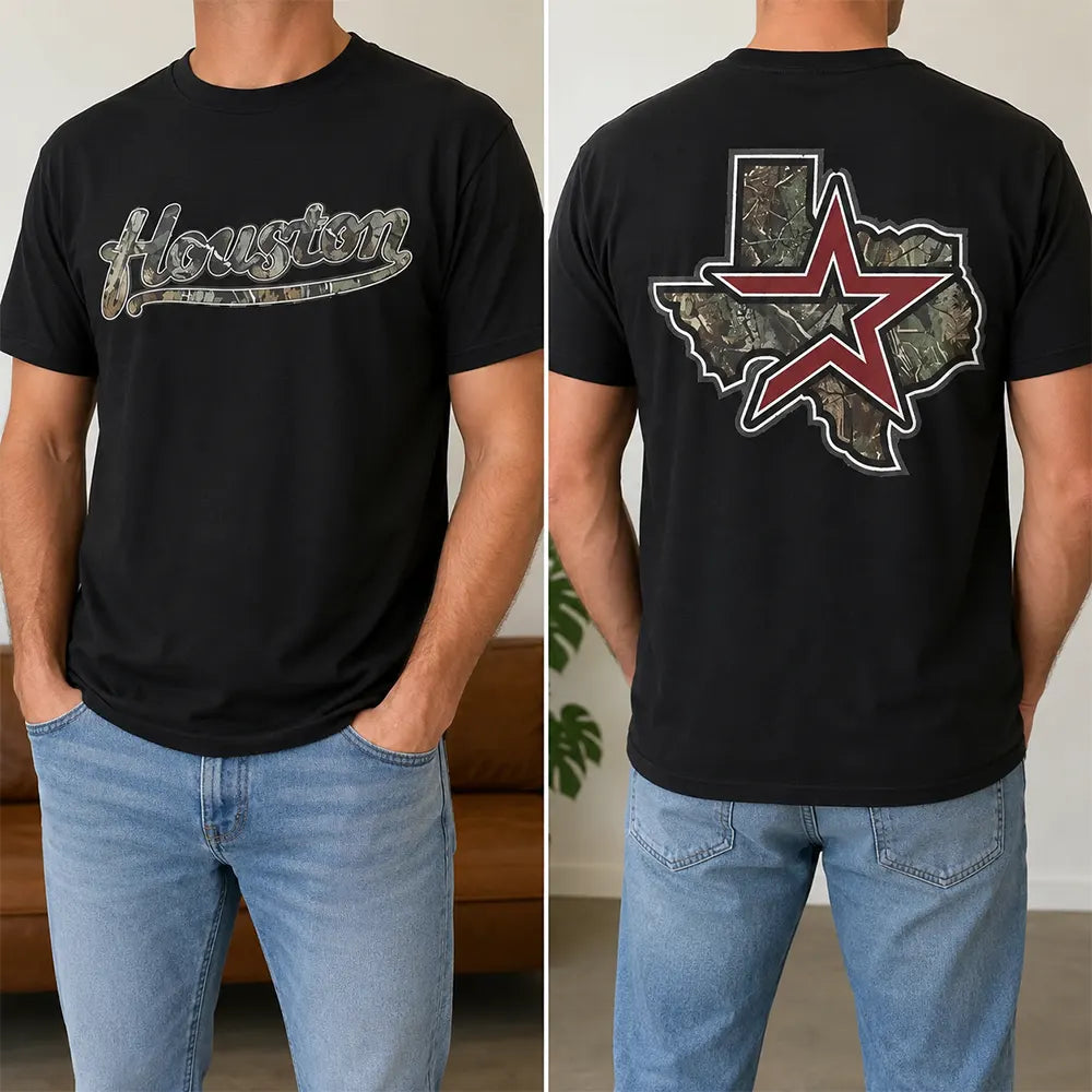 Retro Houston Lone Star City Graphic T-Shirt / Sweatshirt / Hoodie