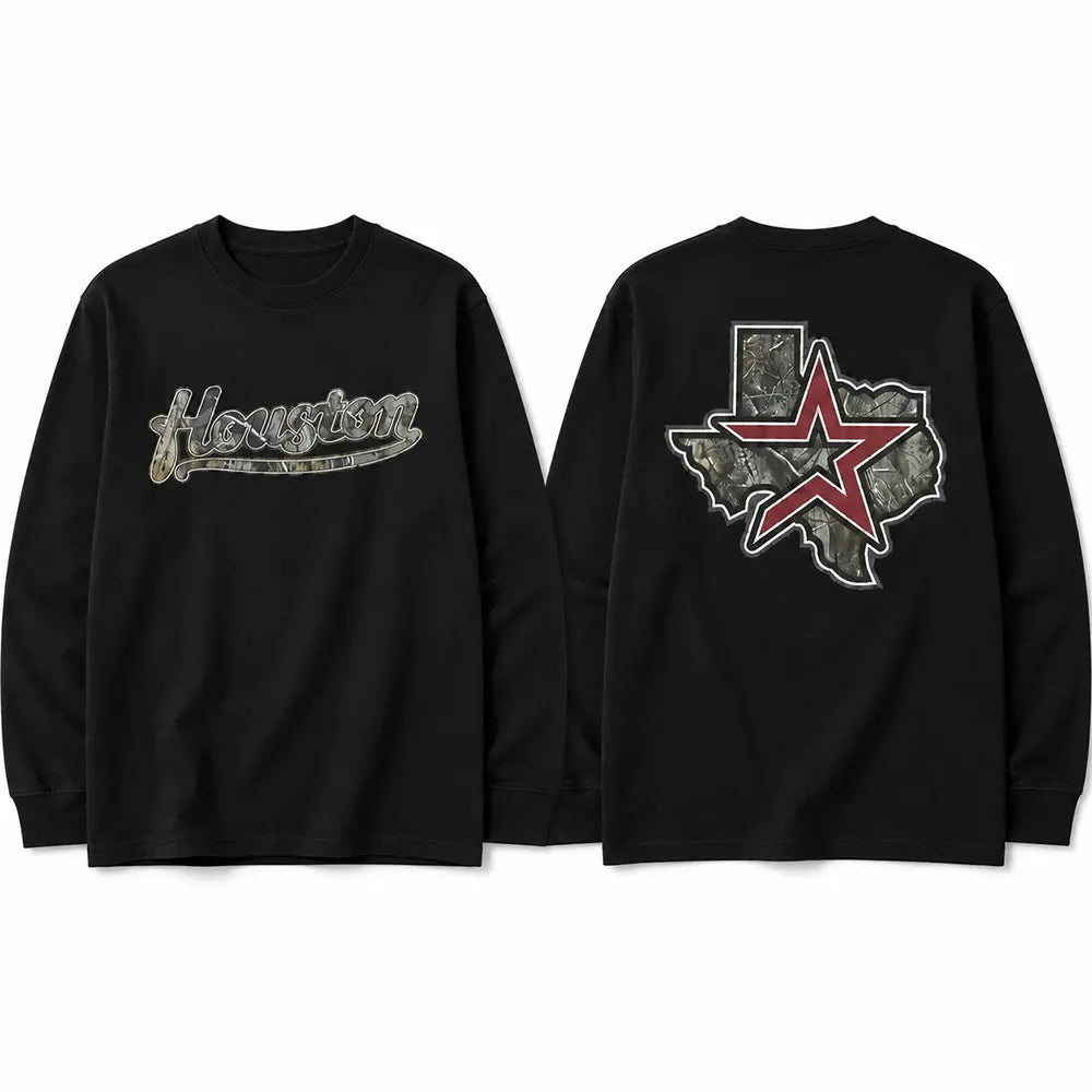 Retro Houston Lone Star City Graphic T-Shirt / Sweatshirt / Hoodie