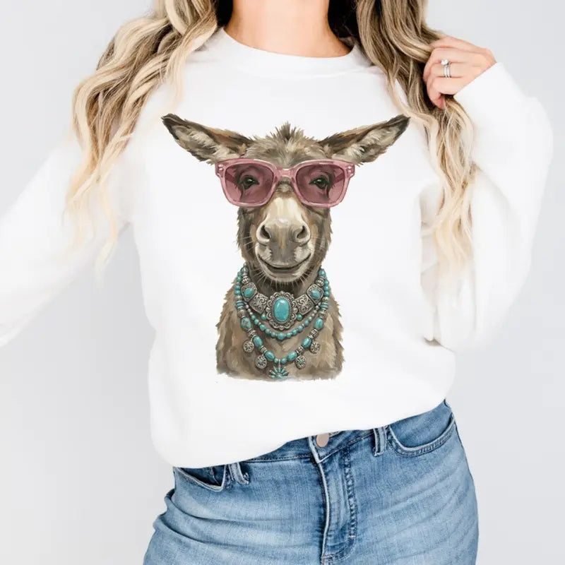 Sassy Donkey Funny Graphic T-Shirt / Sweatshirt / Hoodie