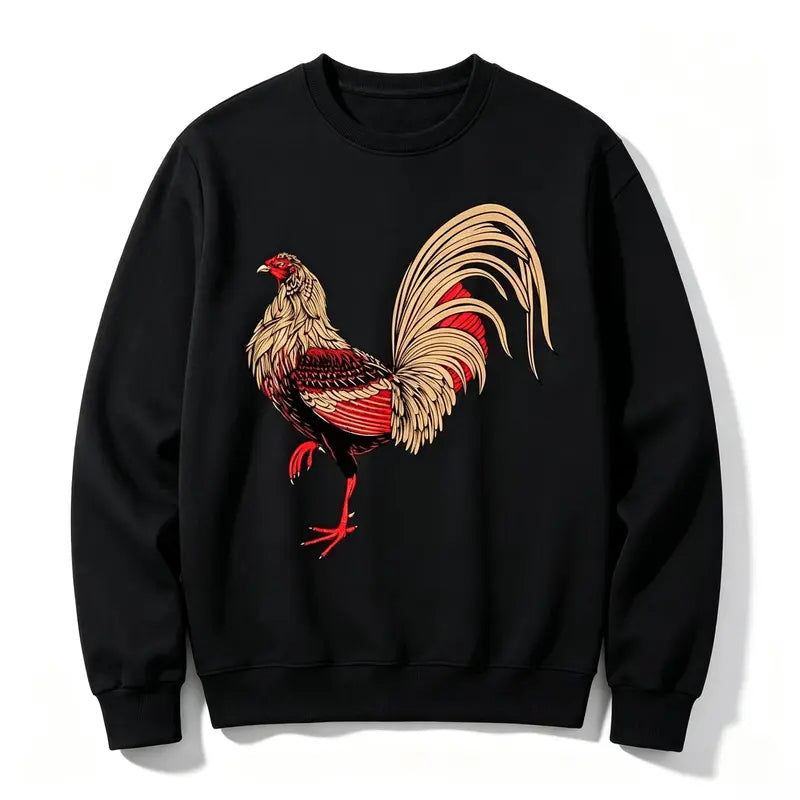 Vintage Red Rooster Farmhouse Graphic T-Shirt / Sweatshirt / Hoodie