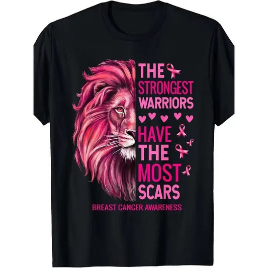 Warrior Lion Pink Ribbon Support T-Shirt / Sweatshirt / Hoodie
