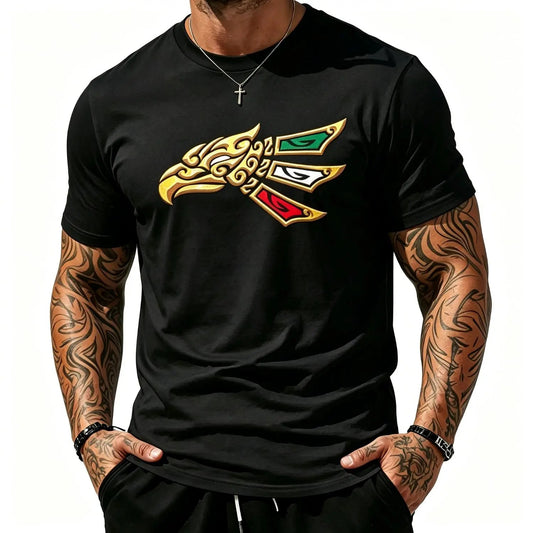 Mexico Tribal Golden Eagle Graphic T-Shirt / Sweatshirt / Hoodie