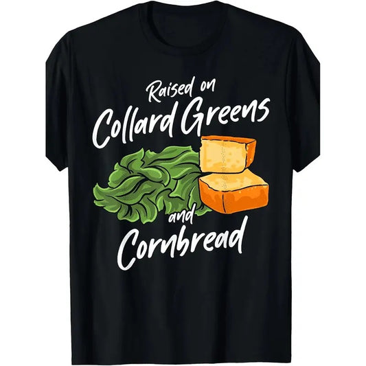 Retro Southern Cuisine Collard Greens And Cornbread T-Shirt / Sweatshirt / Hoodie