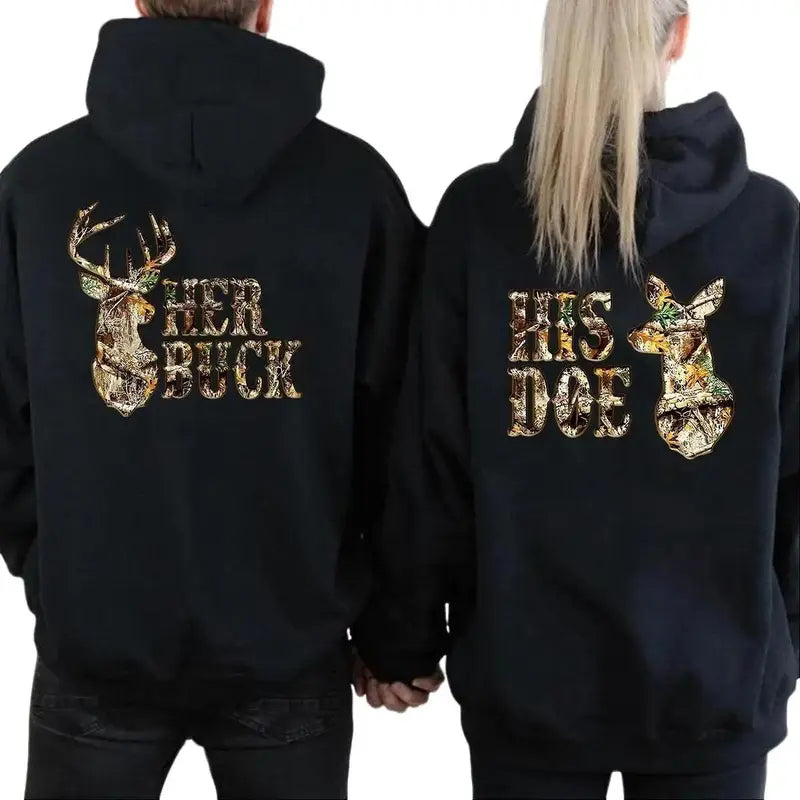 Buck And Doe Matching Couple T-Shirt / Sweatshirt / Hoodie