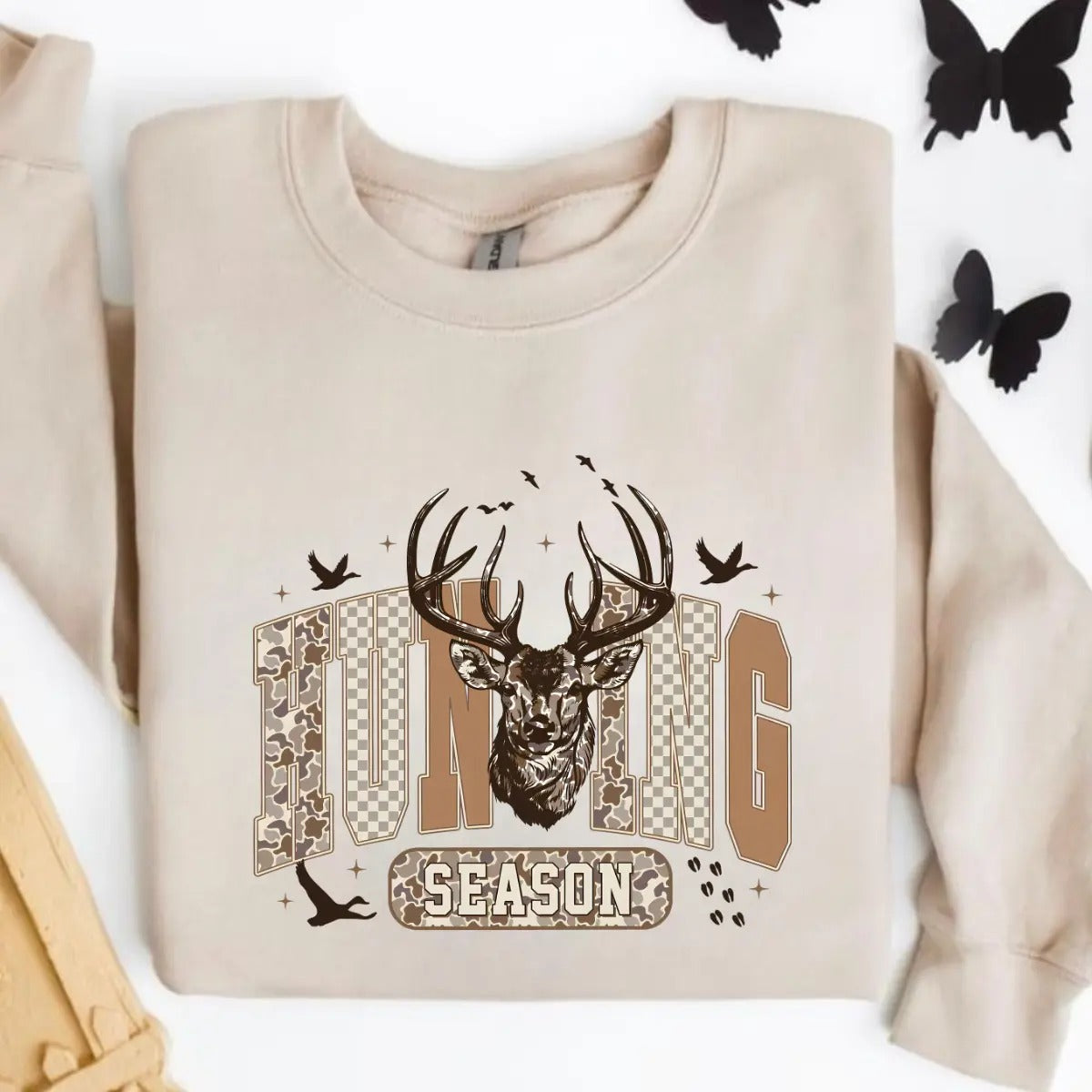 Hunting Season Deer Head Design T-Shirt / Sweatshirt / Hoodie