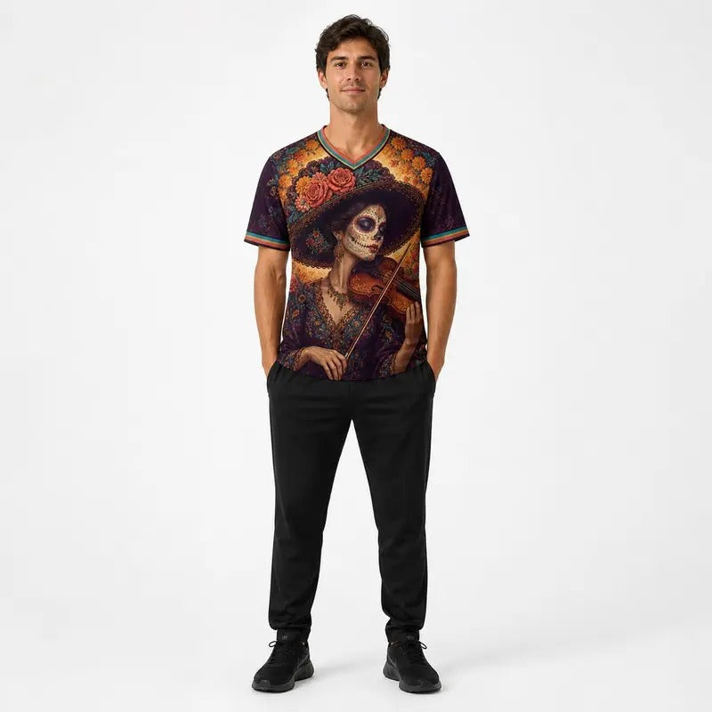Moonlit Catrina Serenade V Neck Jersey