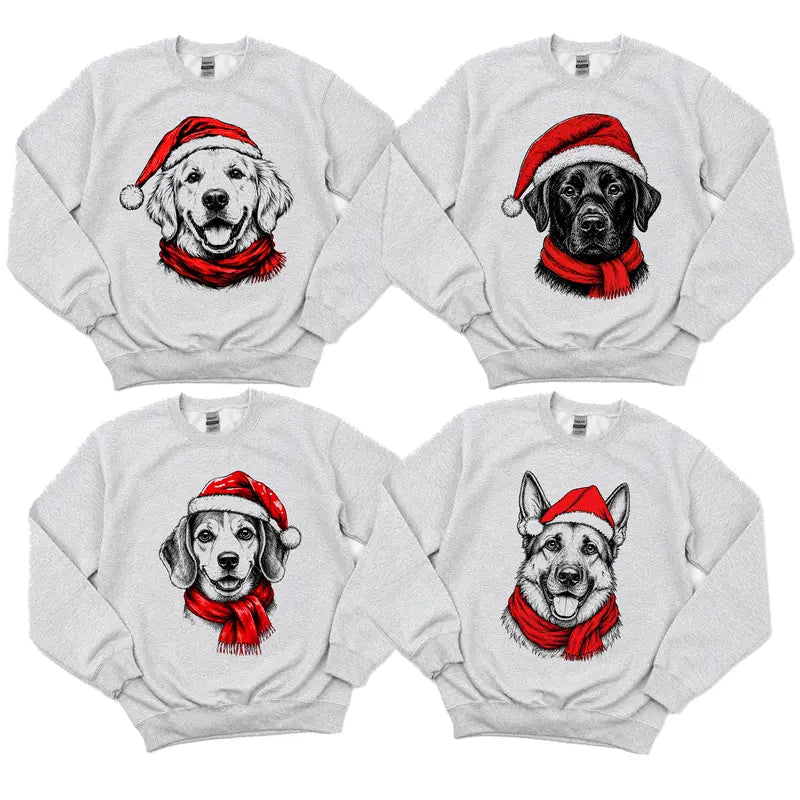 Santa Paws Christmas Dog T-Shirt / Sweatshirt / Hoodie
