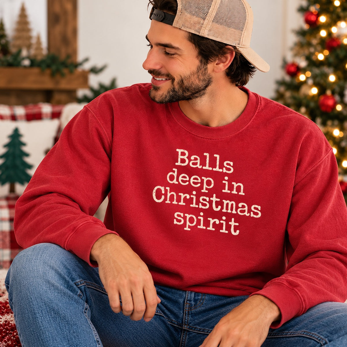 Funny Christmas Spirit Matching Couple T-Shirt / Sweatshirt / Hoodie