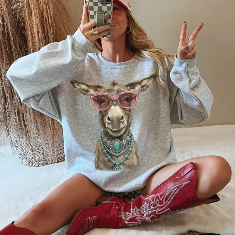 Sassy Donkey Funny Graphic T-Shirt / Sweatshirt / Hoodie