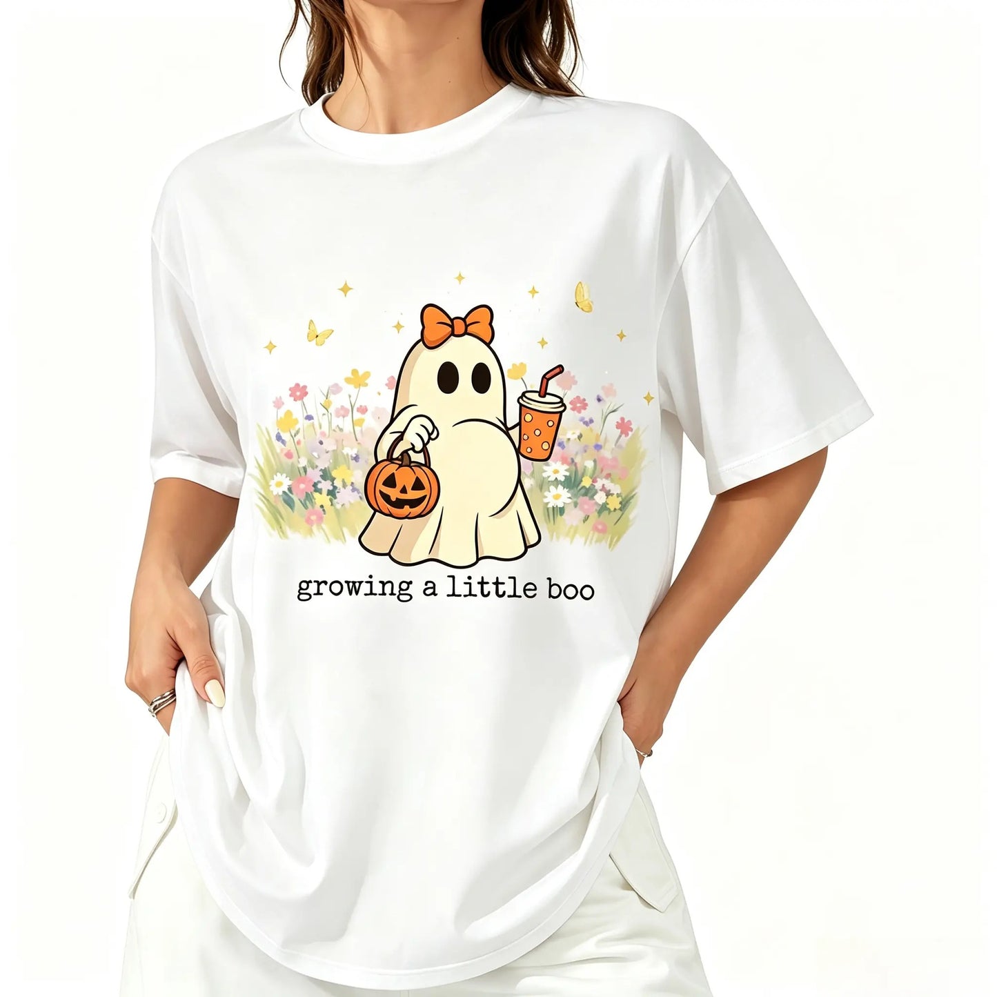 Halloween Growing A Little Boo T-Shirt / Sweatshirt / Hoodie