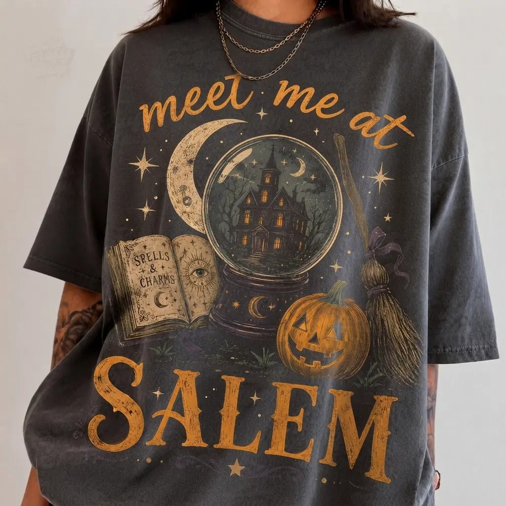 Meet Me At Salem Halloween T-Shirt / Sweatshirt / Hoodie