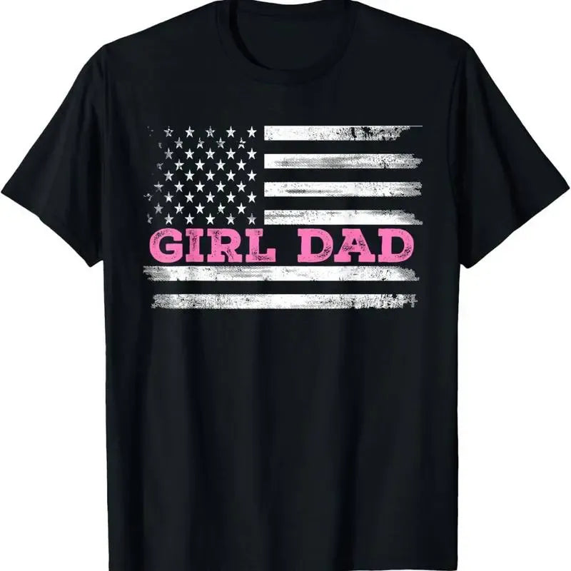 Proud Girl Dad American Flag T-Shirt / Sweatshirt / Hoodie
