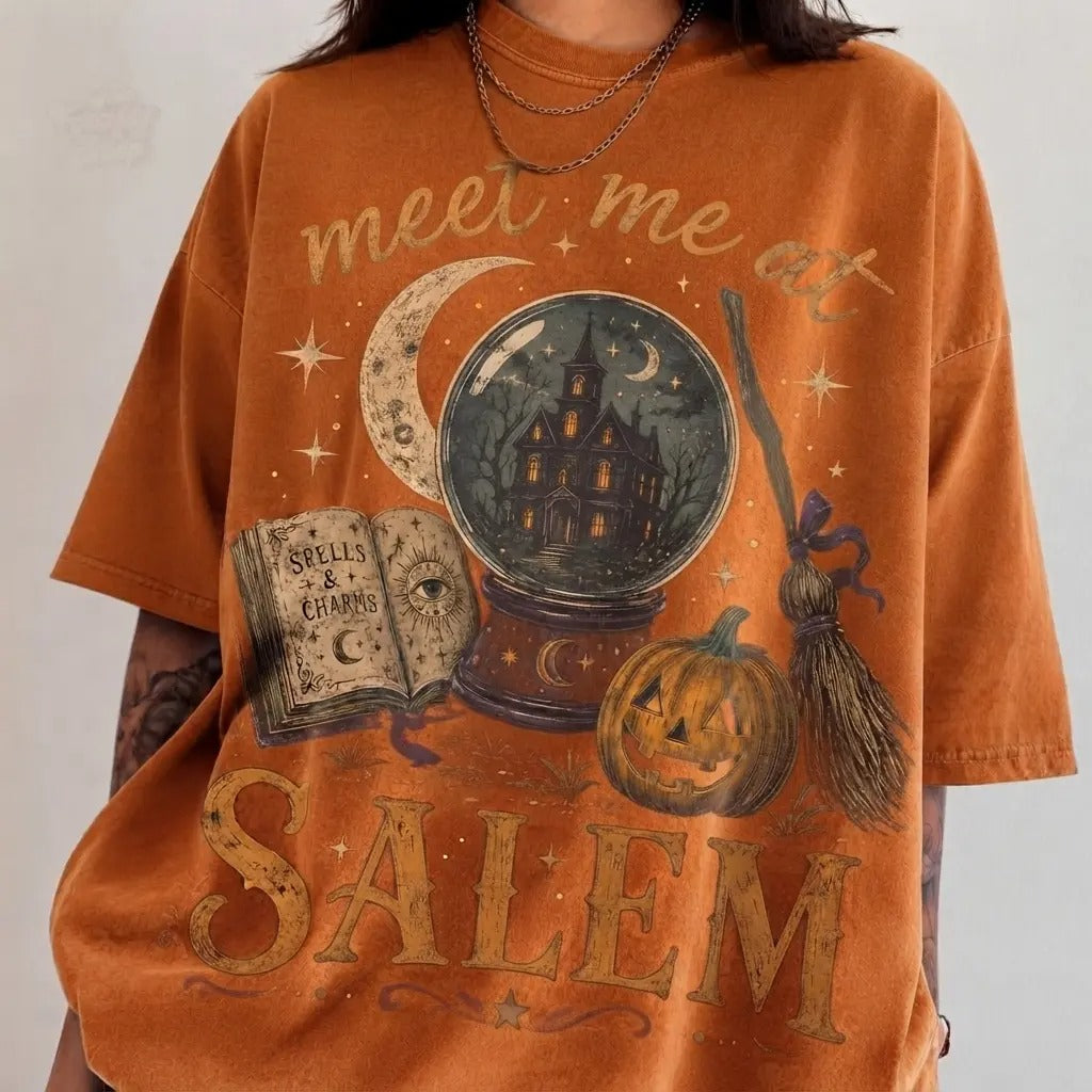 Meet Me At Salem Halloween T-Shirt / Sweatshirt / Hoodie