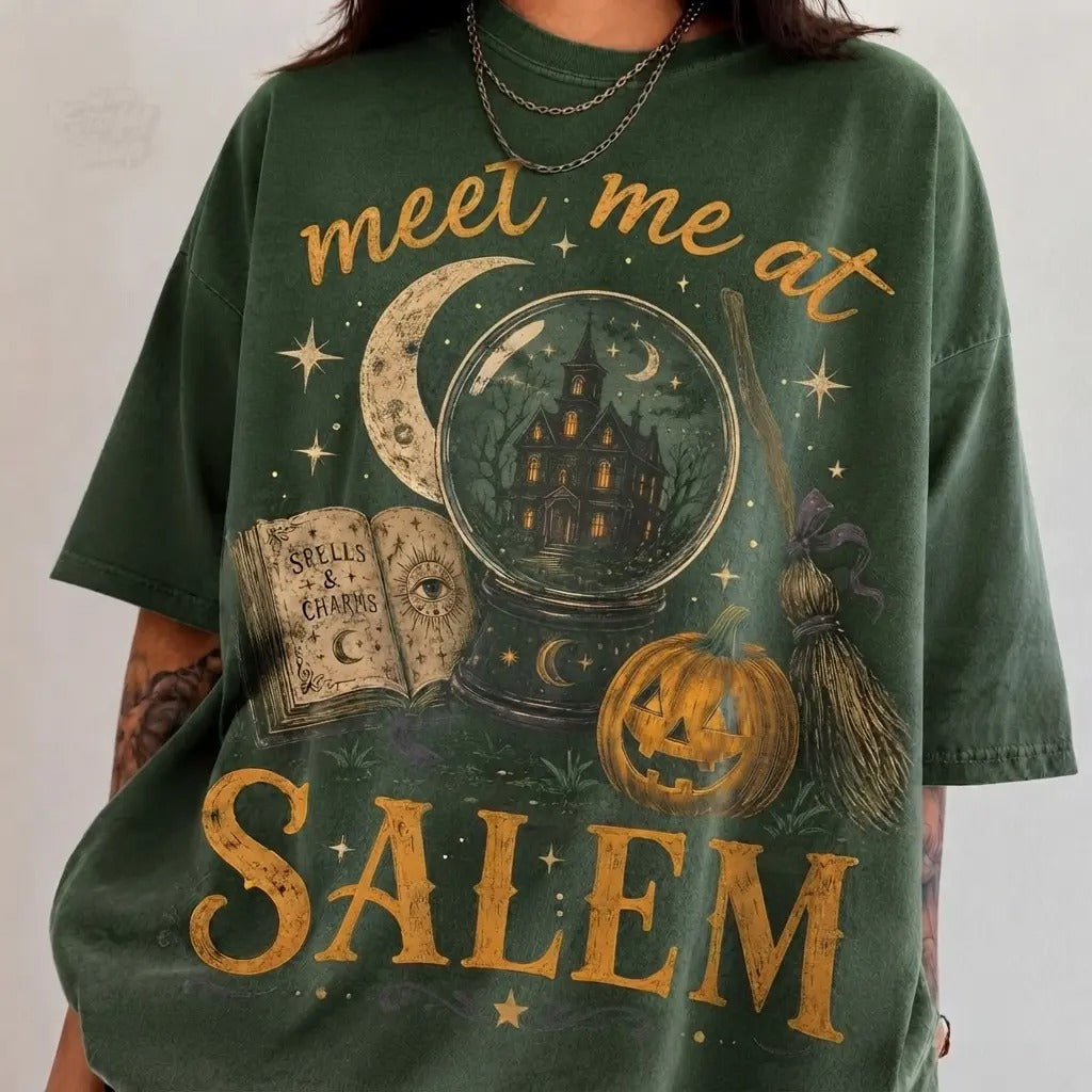 Meet Me At Salem Halloween T-Shirt / Sweatshirt / Hoodie