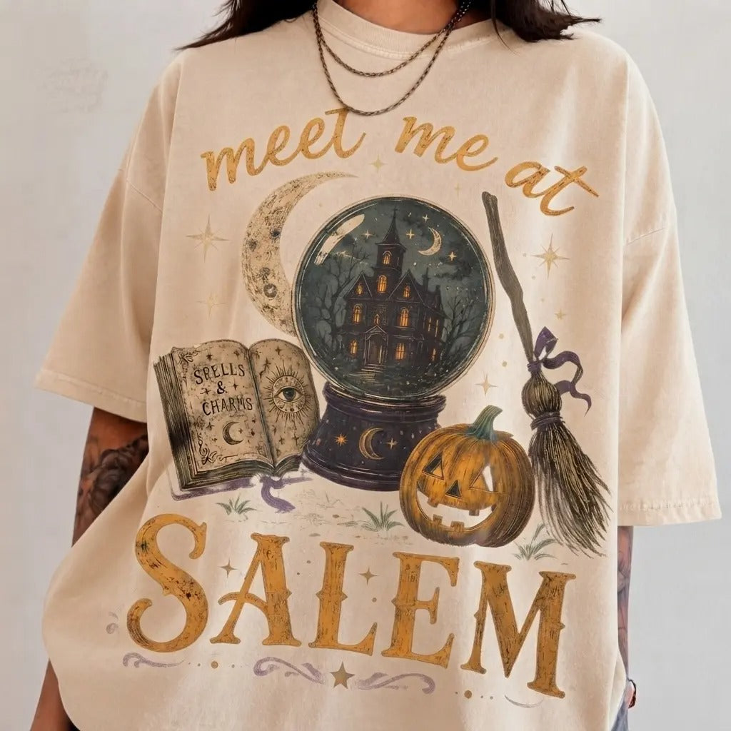 Meet Me At Salem Halloween T-Shirt / Sweatshirt / Hoodie