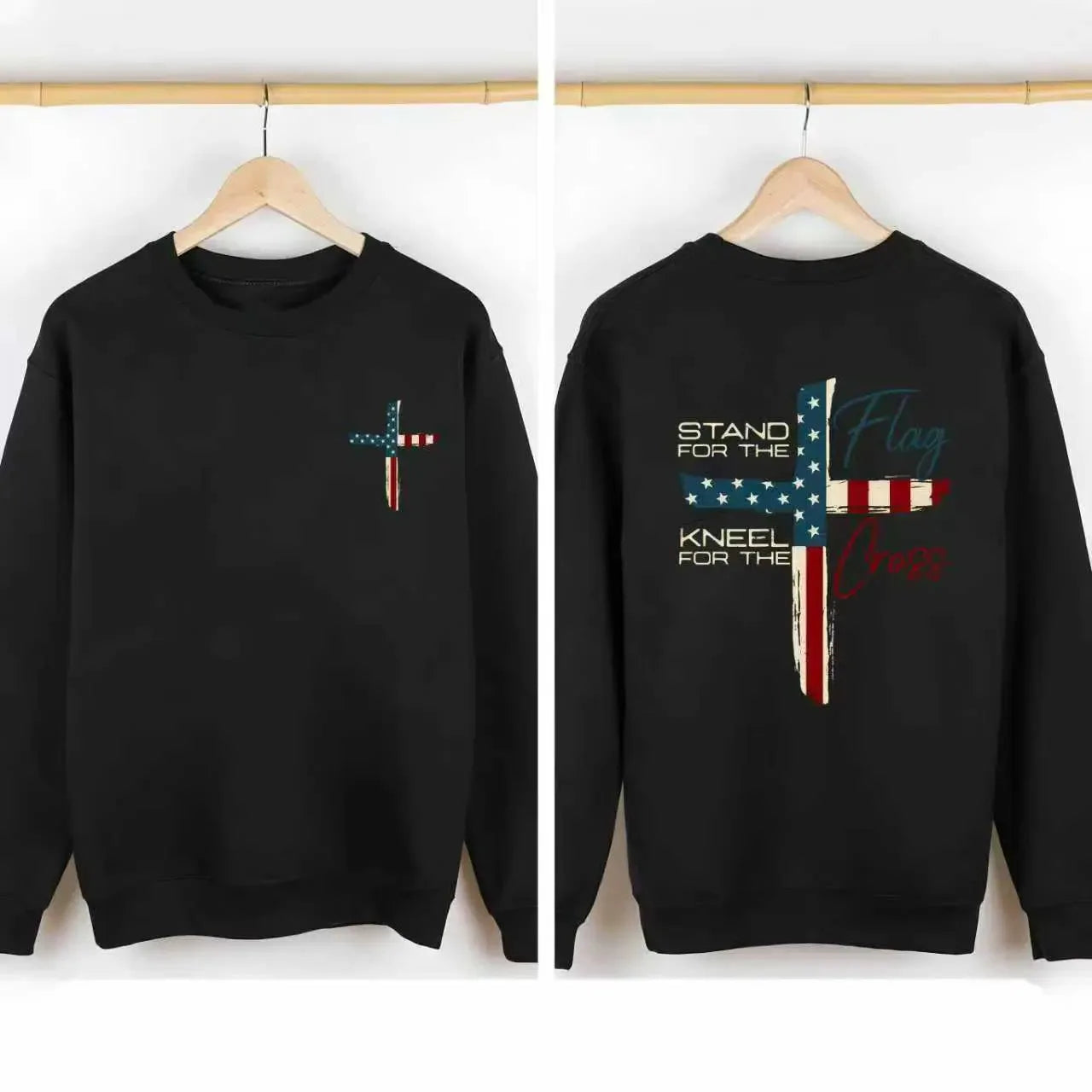 Stand For The Flag Kneel For The Cross T-Shirt / Sweatshirt / Hoodie