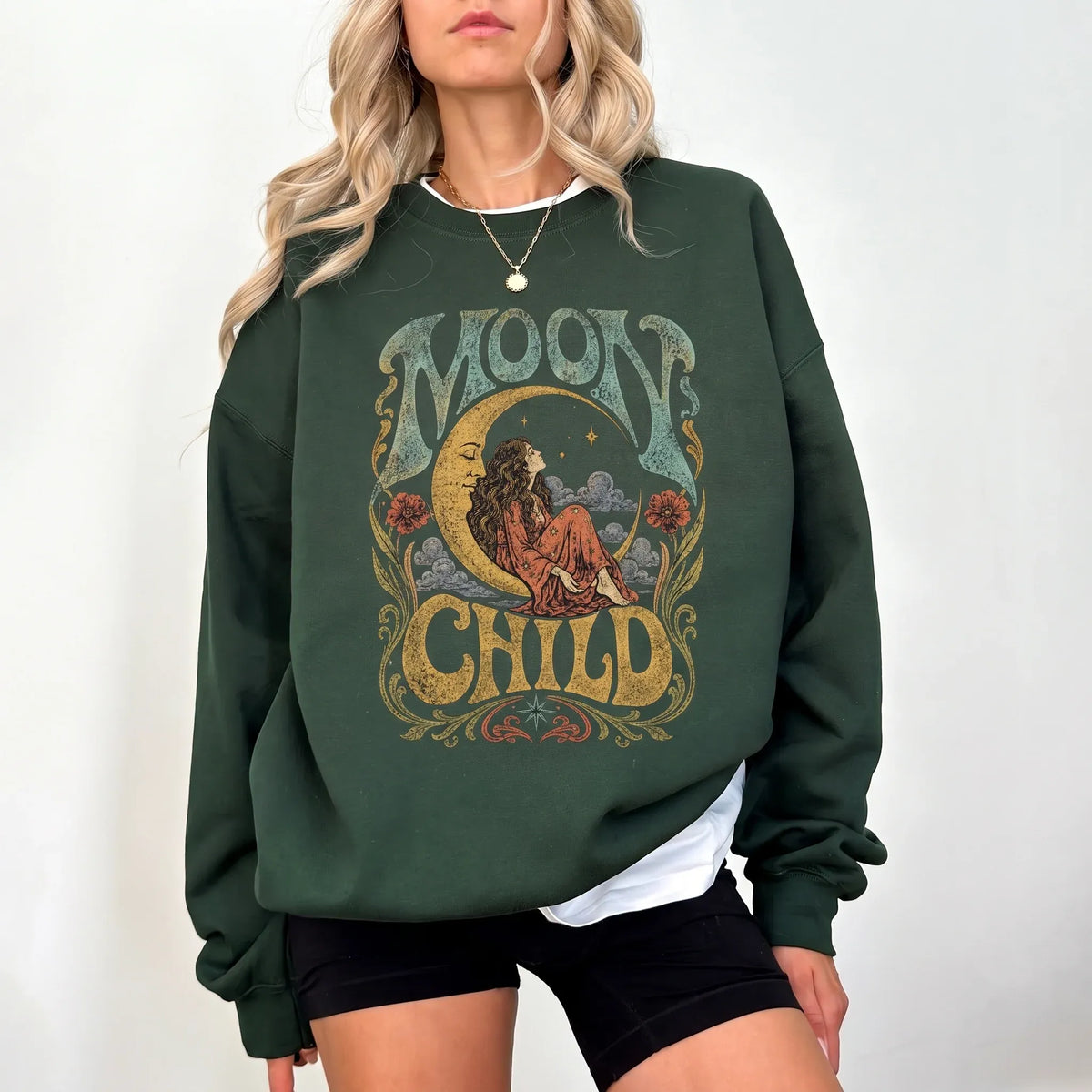 Moon Child Celestial Boho Graphic T-Shirt / Sweatshirt / Hoodie