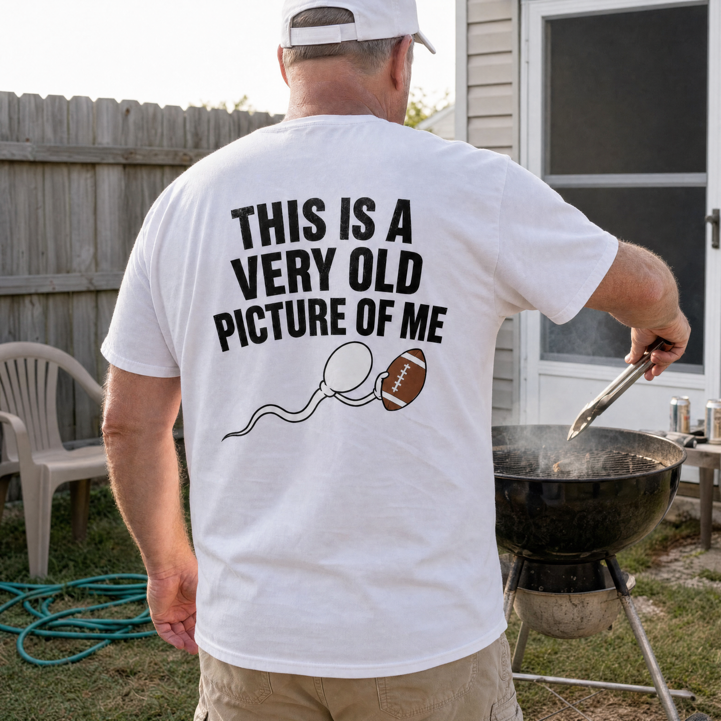 This Is A Very Old Picture Of Me Football Graphic T-Shirt / Sweatshirt / Hoodie