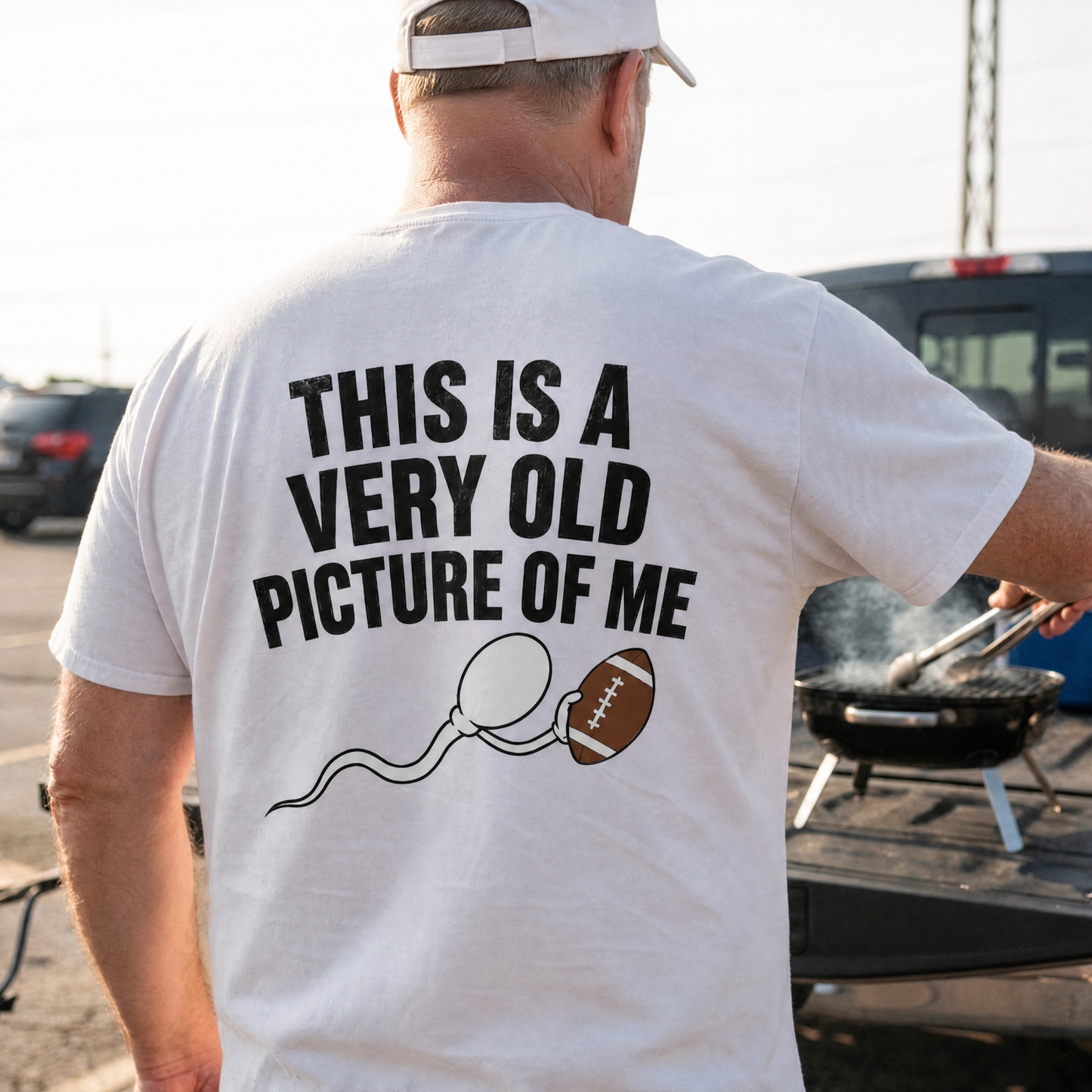 This Is A Very Old Picture Of Me Football Graphic T-Shirt / Sweatshirt / Hoodie