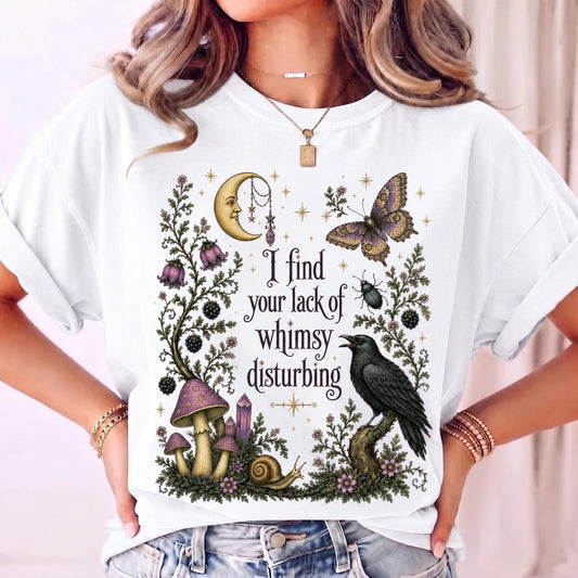 Lack of Whimsy Crow Witchy Graphic T-Shirt / Sweatshirt / Hoodie