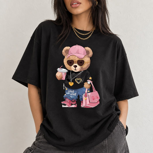 Cartoon Bear Graphic T-Shirt / Sweatshirt / Hoodie